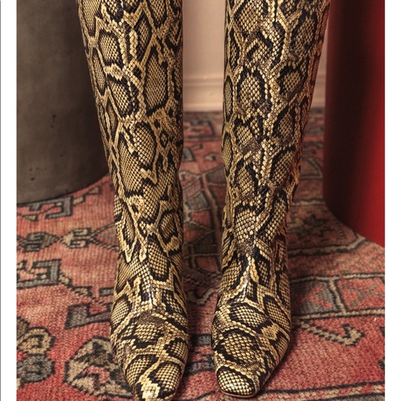 Loeffler Randall Shoes - Loeffler Randall animal print boots